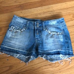 Miss Me Distressed Shorts